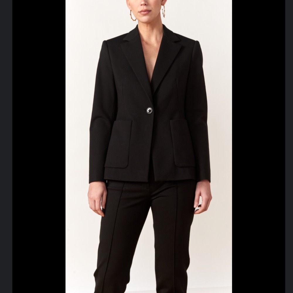 DOROTHEE SCHUMACHER Article Emotional Essence Pure Black Jacket XL (5)
